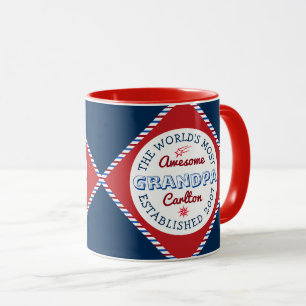Create Your Own World’s Most Awesome Grandpa Logo Mug