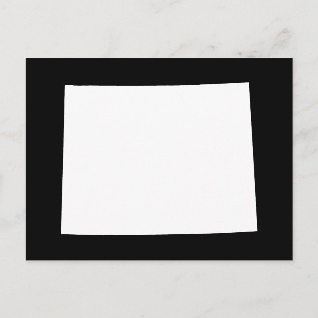 Create Your Own Wyoming Moving Announcement Postcard (Front)