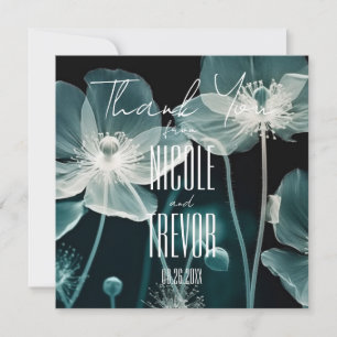 Create Your Own - X-Ray Wedding Flowers Thank You Card