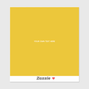 Create Your Own Yellow Custom Design