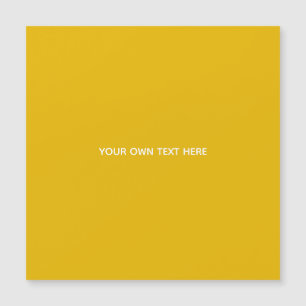 Create Your Own Yellow Custom Design