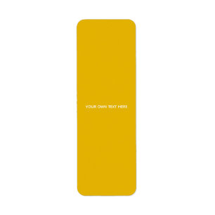 Create Your Own Yellow Custom Design