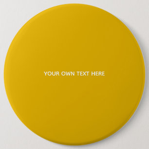 Create Your Own Yellow Custom Design 6 Cm Round Badge