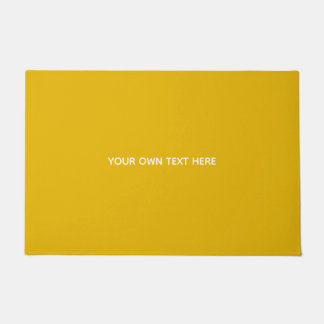 Create Your Own Yellow Custom Design Doormat