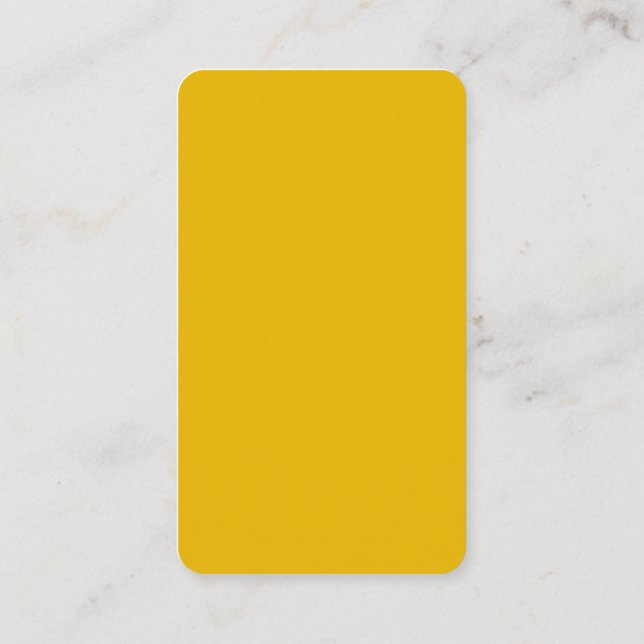 Create Your Own Yellow Custom Design Enclosure Card (Back)