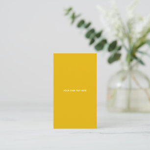 Create Your Own Yellow Custom Design Enclosure Card