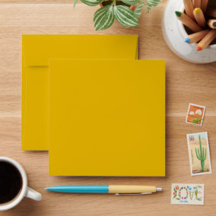 Create Your Own Yellow Custom Design Envelope