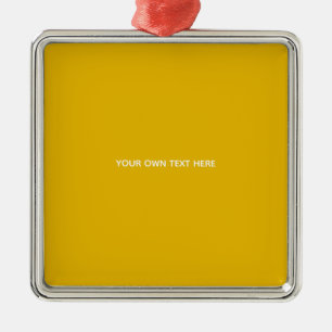 Create Your Own Yellow Custom Design Metal Tree Decoration