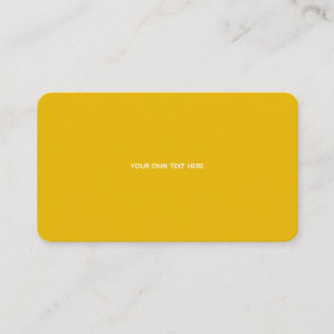 Create Your Own Yellow Custom Design Place Card