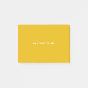 Create Your Own Yellow Custom Design Post-it Notes