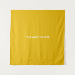 Create Your Own Yellow Custom Design Tapestry