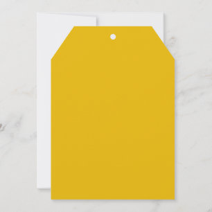 Create Your Own Yellow Custom Design Thank You Card