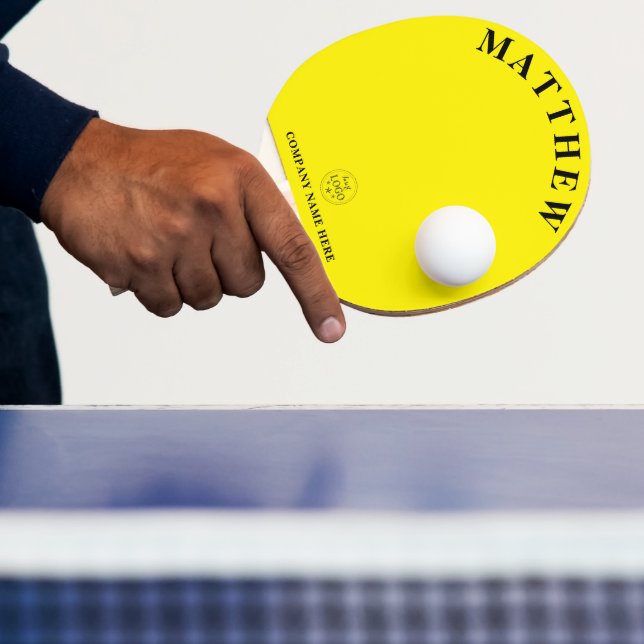 Create Your Own Yellow Ping Pong Paddle Gift (Insitu)