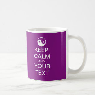 Create Your Own Yin-Yang "KEEP CALM" Mug! Coffee Mug