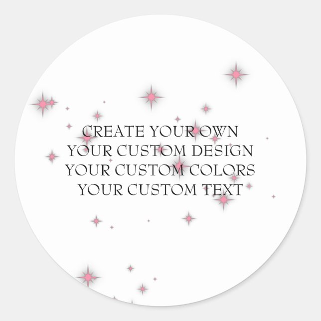 Create Your Own - Your Image Here - Classic Round Sticker (Front)