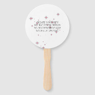 Create Your Own - Your Image Here - Hand Fan
