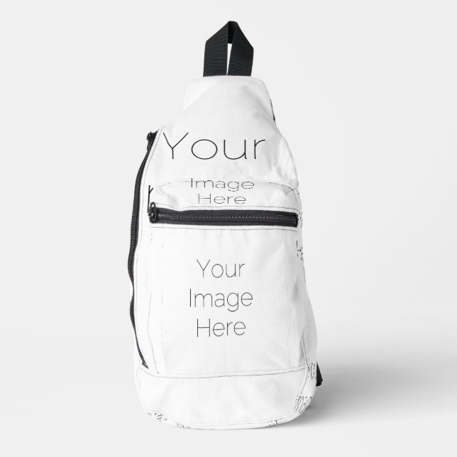 "create your own" your image here teen printed bac sling bag (Front)