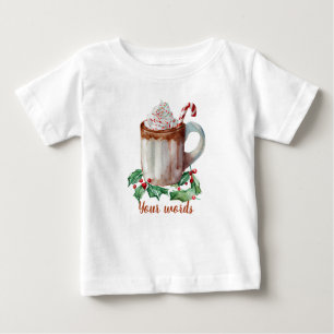 Create Your Own Yuletide Hot Cocoa Baby T-Shirt
