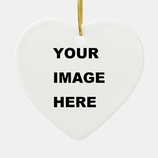 Create Your Own Zazzle Product Ceramic Tree Decoration (Front)