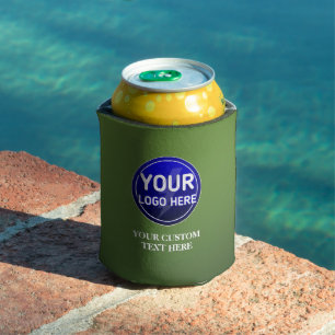 Create your owner's custom logo/editable template can cooler