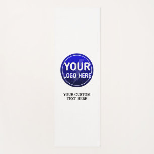 Create your owner's custom logo/editable template yoga mat