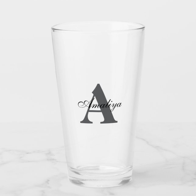 Create your owner's custom Name Glass (Front)