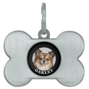 Create your owner's custom photo/editable Framed Pet ID Tag