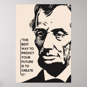 Create Your Path with Abraham Lincoln Poster