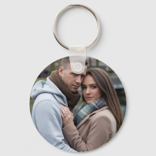 Create Your Perfect Couple Image Personalised Art Key Ring