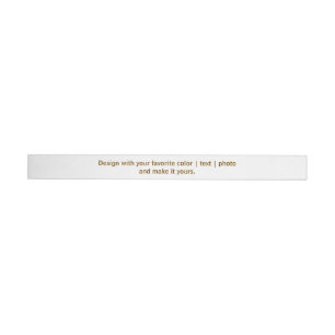 Create Your Personalise 0.625" x 7.25" Wrap Around Label