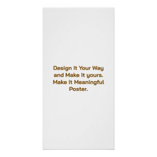 Create Your Personalise 14" x 28" Poster