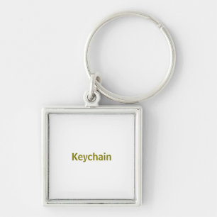 Create Your Personalise 1.375" l x 1.375" w Key Ring