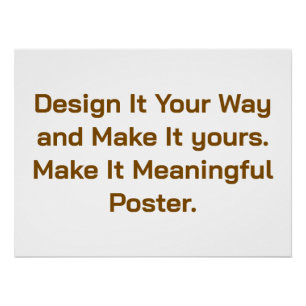 Create Your Personalise 26.67" x 20" Poster