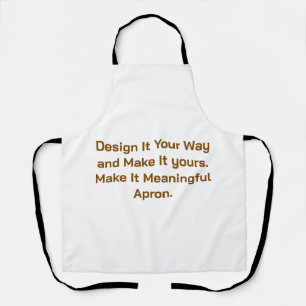 Create Your Personalise 26"x30" Apron