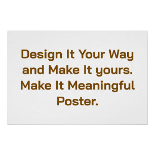 Create Your Personalise 28" x 18.67" Poster