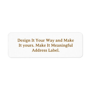 Create Your Personalise 2.25" L x 0.75" W