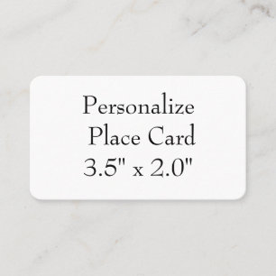 create your personalise 3.5" x 2.0" simple round place card