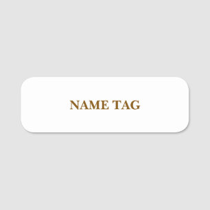 Create Your Personalise 3" X 1" Rectangle Name Tag