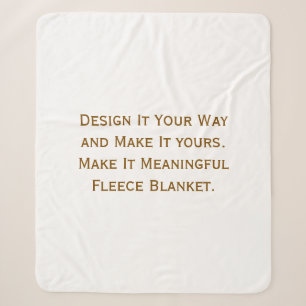 Create Your Personalise 50"x 60" Sherpa Blanket