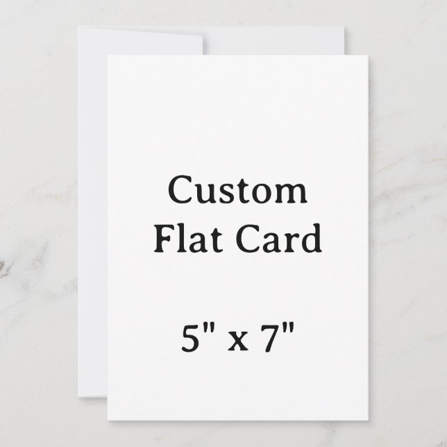 Create your Personalise 5" x 7" Flat Card  (Front)