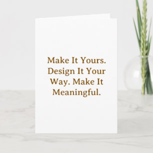 Create Your Personalise 5" x 7" Folded Programme