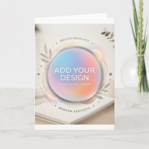 Create your personalise 5" x 7" holiday card