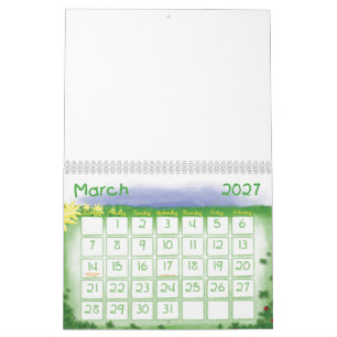 Create Your Personalise 8.5" L x 11" W Calendar