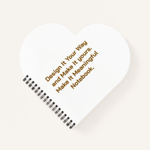 Create Your Personalise 8" x 8" Notebook
