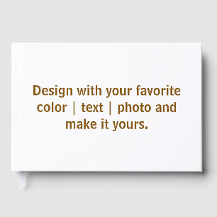 Create Your Personalise 9" x 6" Guest Book