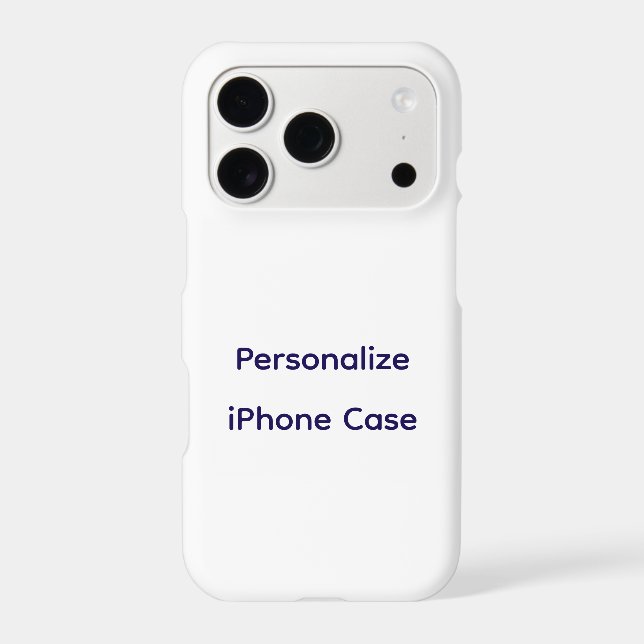 Create Your Personalise iPhone Case (Back)
