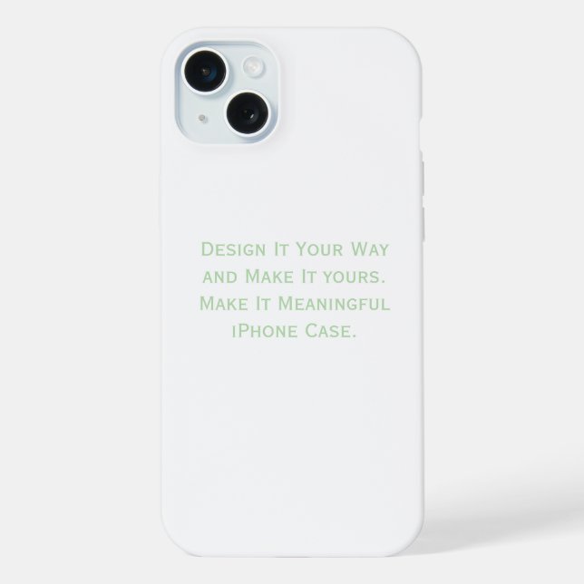 Create Your Personalise  iPhone Case (Back)