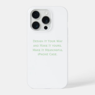 Create Your Personalise iPhone 15 Pro Case