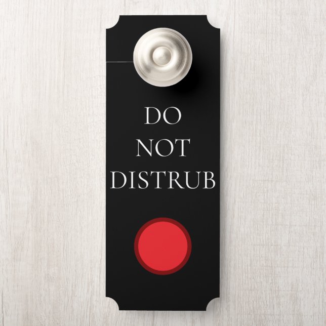 create your personalise office Small Large   Door Hanger (On Knob)