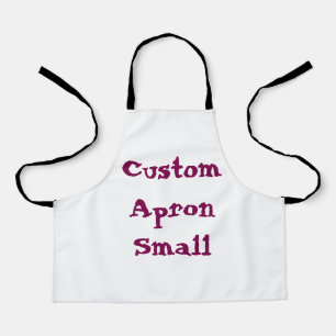 create your personalise Small simple kitchen Apron